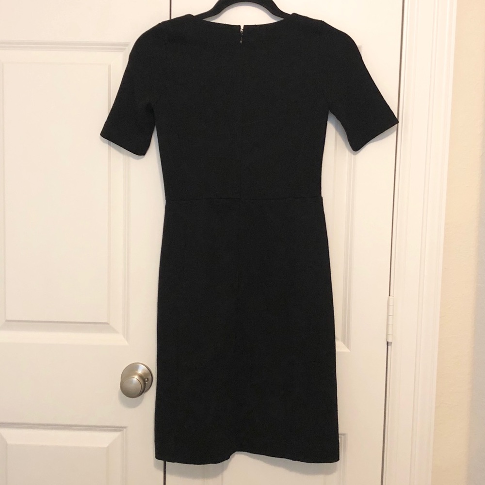 J. Crew Black Wool Dress (0) - Picture 2 of 9